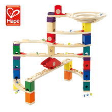 Rubber Wood Plywood marble run mainan anak anak holz spielzeug juguetes para los ninos education Creative Diy Construction Toy